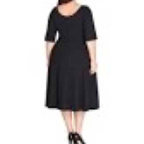 City Chic Plus Sweetheart neckline Fit and Flare Dress (size M/18)  Style 001428 - Picture 4 of 9